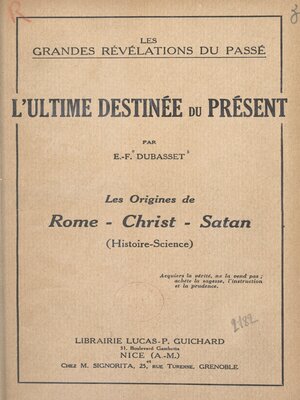 cover image of L'ultime destinée du présent